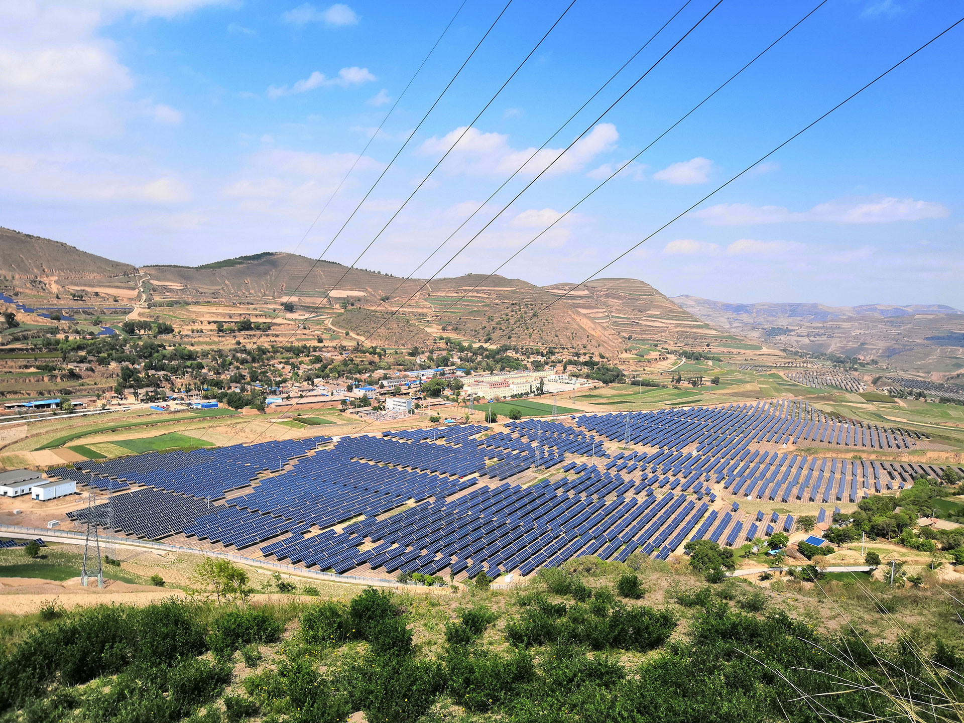 The 50 MW PV Poverty Alleviation Project in Tongwei, Gansu Province